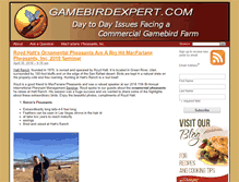 Tablet Screenshot of gamebirdexpert.com